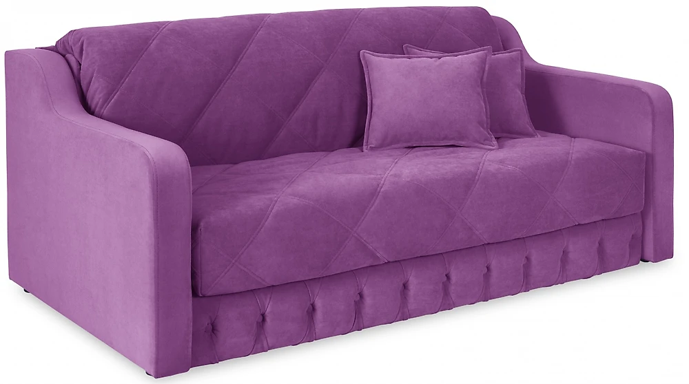Детский диван со спинкой Римини с подлокотниками Фиолет