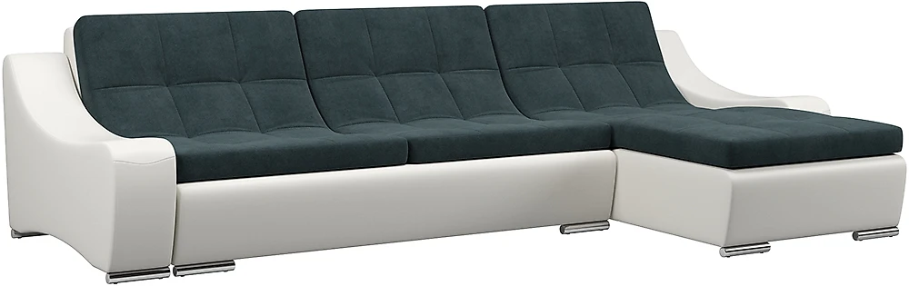 Угловой диван с канапе Монреаль-8 Индиго