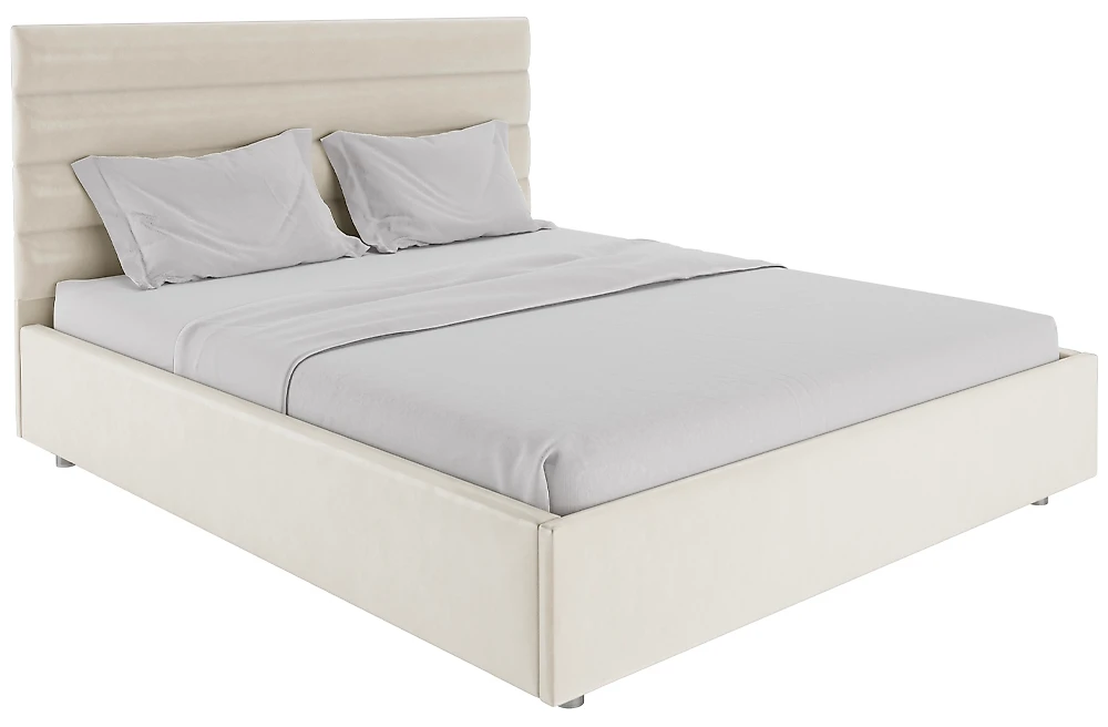 Кровать односпальная 90х200 см Левита с подъемным механизмом Плюш Дизайн 1