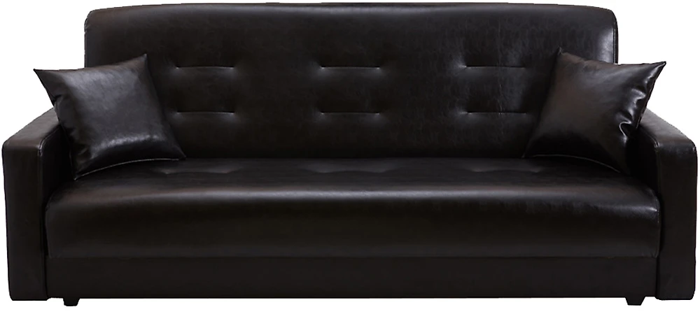 Раскладной кожаный диван Аккорд Блэк-120
