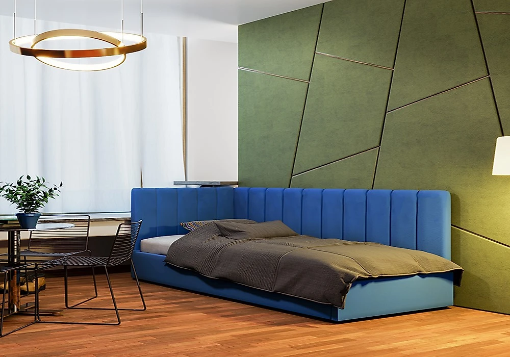 Кровать односпальная 90х200 см Тиволи Дизайн-1