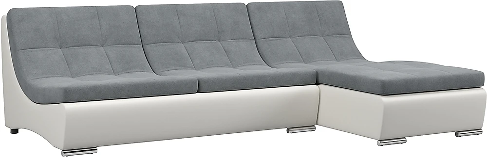  угловой диван с оттоманкой Монреаль-1 Слэйт