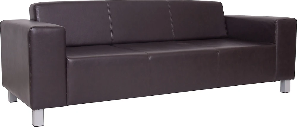 Модульный кожаный диван  Алекто-3 трехместный