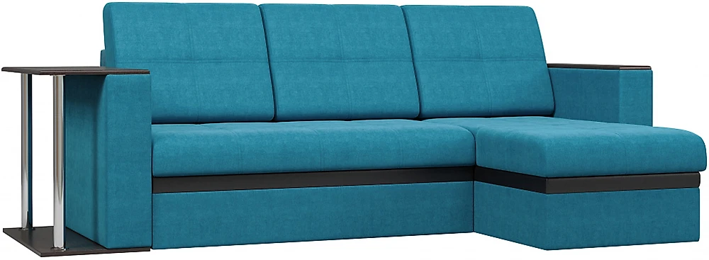 Угловой диван для подростка Атланта Азур со столиком