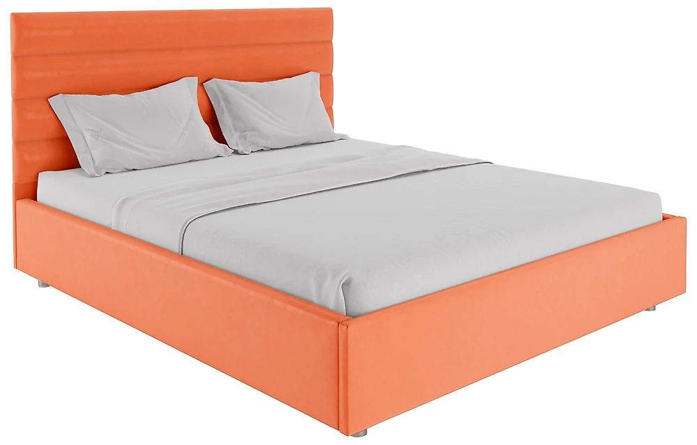 Кровать односпальная 90х200 см Левита Плюш Дизайн 3