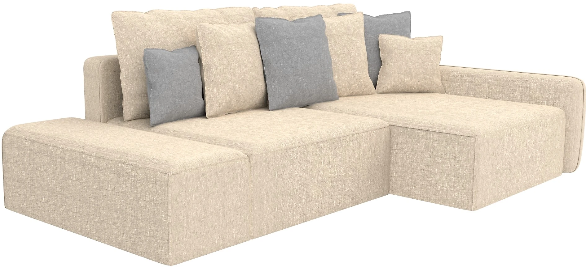 Угловой диван с канапе Портленд Дизайн 1