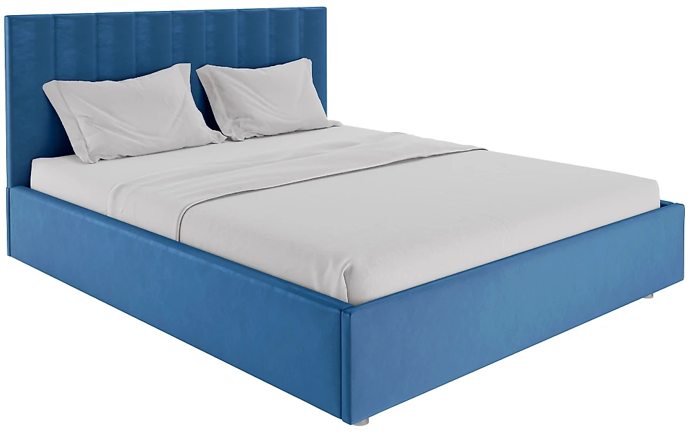 Кровать односпальная 90х200 см Лероса с подъемным механизмом Плюш Дизайн 3