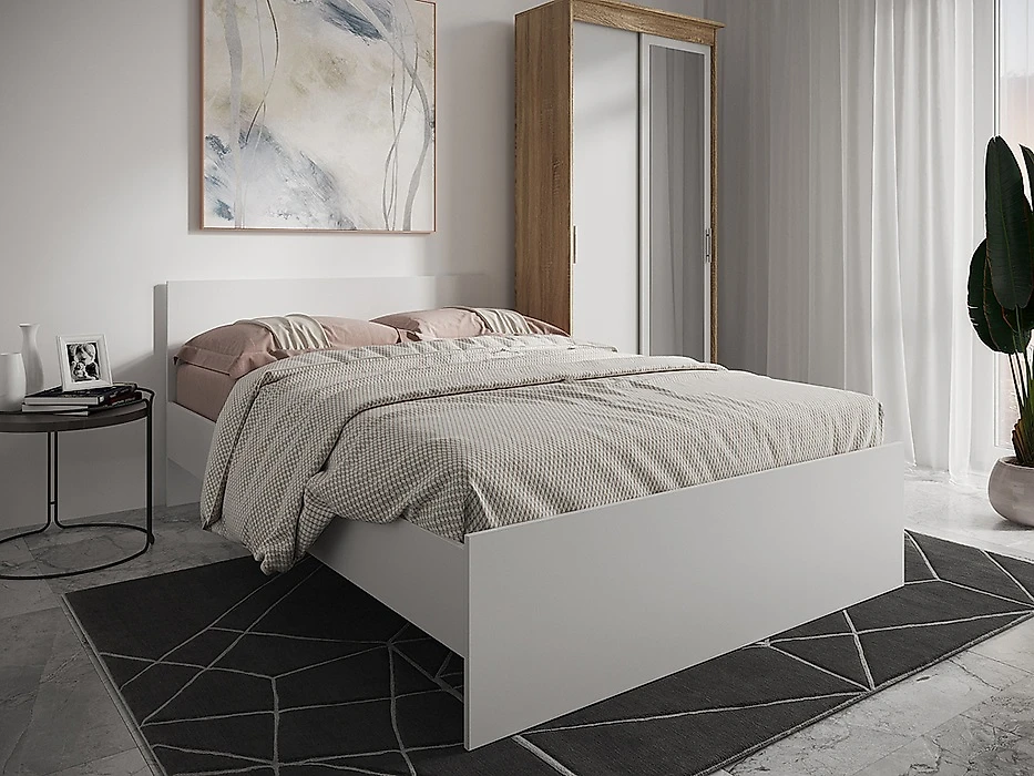кровать в скандинавском стиле Николь Вайт