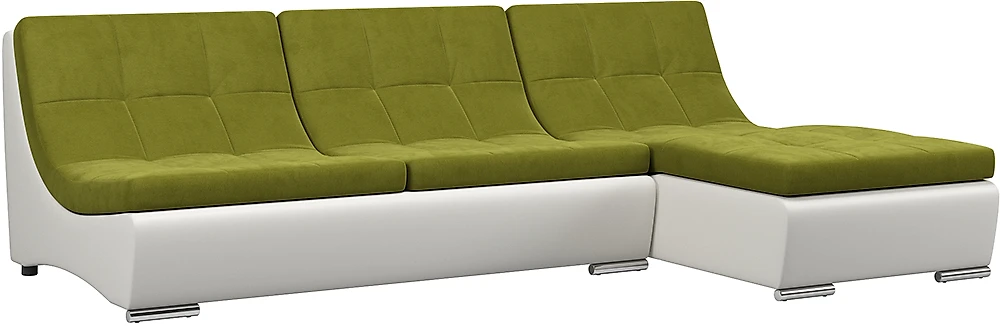 Угловой диван с канапе Монреаль-1 Свамп